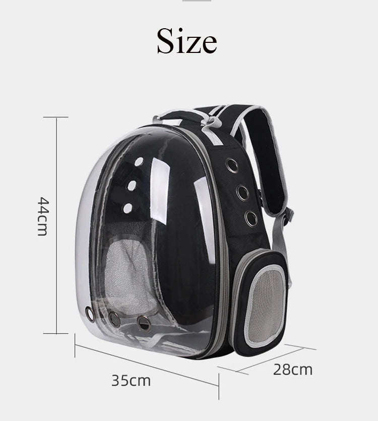 High Quality Astronaut Portable Cat Travel Bag Breathable Space Capsule Expandable Transparent Carrier Pet Backpack For Cat Dog - Play Paws Toys