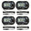 2/4/6/8Pcs LCD Digital Aquarium Thermometer Fish Tank Thermometer With Water-Resistant Sensor Probe And Suction Cup For Reptile