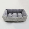 Bed for Dog Cat Pet Square Plush Kennel Medium Small Dog Sofa Bed Cushion Pet Calming Dog Bed House Pet Supplies Winter