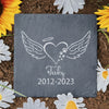 Personalized Pet Memorial Stone Custom Dogs Name of Death Personalized Pet Loss Gifts Dog Grave Marker Plaque Tombstone Custom