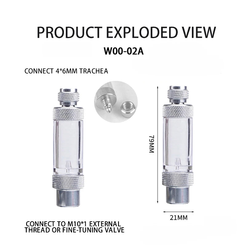 Aquarium DIY CO2 regulator Solenoid Bubble Counter CO2 control system reaction waterproof fish tank CO2 Pressure reducing valve
