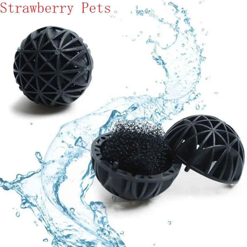 10/20/50/100Pcs/lot 16mm Aquarium Filter Bio Balls Portable Wet Dry Cotton For Air Pump Clean Fish Tank Pond Sponge Media