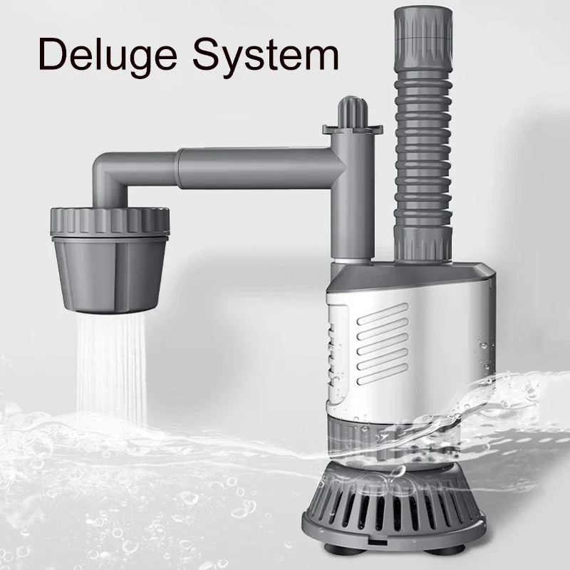 Aquarium Water Change Pump Electric Fish Tank Cleaning Tool Vacuum Water Changer Gravel Cleaner Siphon Filter Pump 30W 220v