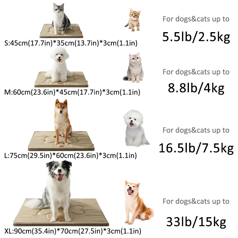 Winter Washable Dog Bed Reversible Dog Crate Pad Soft Fluffy Pet Kennel Beds Dog Sleeping Mattress for Large Medium Small Dogs