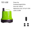 Submersible Water Pump for Fish Tank Pond, Hydroponics Garden Fountain, Ultra-Quiet Waterfall, 6W, 12W, 25W, 60W, 100W 110V-220V