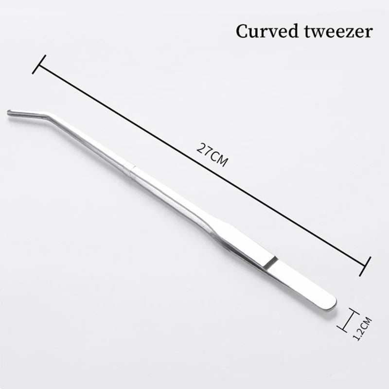 Aquarium Accessories Hard Stainless Steel Aquarium Tool Scissor Tweezers Plants Wave Scissors Fish Tank Shovels Cleaner Supplies