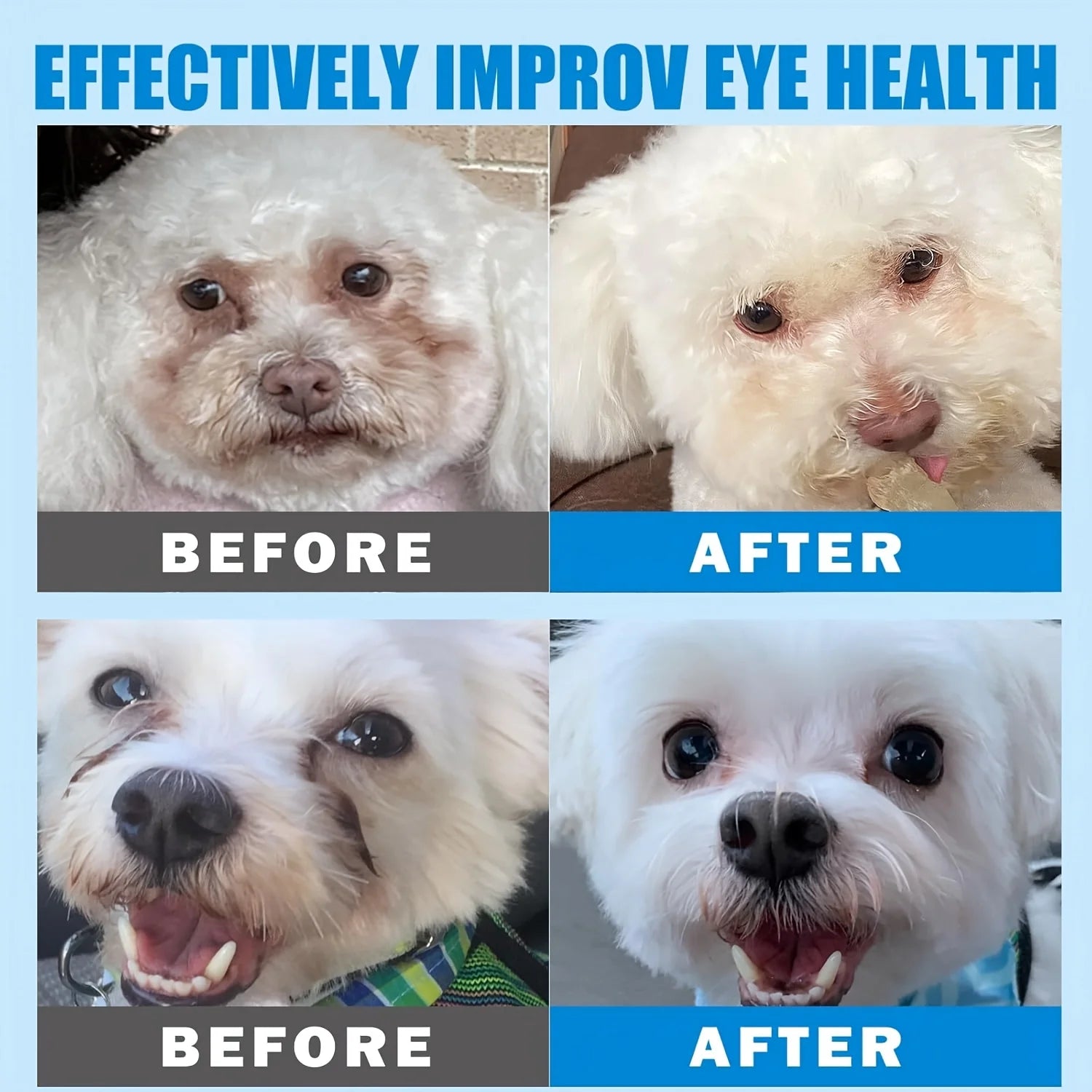 200pcs Pet Eye Wet Wipes, Eyes Wipes For Dogs & Cats - Gently Remove Tear Stain, Debris, Discharge