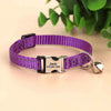 Personalized Cat Collar Reflective Nylon Dog Cats ID Collars With Bell Free Engraving for Cats Small Dogs Chihuahua 10 Colors