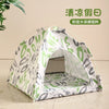 Pet Tent Bed Removable Cat Sofa Basket Canvas Semi-enclosed Cat House Dog Cave Hut Cat Sleeping Bed for Room Decor Pet Supplies - Play Paws Toys