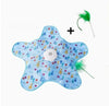 Cat Toys Interactive Hide and Seek Cat Toy with Mouse Squeaky Motion Activated Moving Concealed Feathers Kitten Teaser Toy