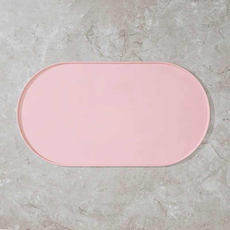 Cat Feeding Mat with Non-Slip Waterproof Design, Pet Food Mat, Compatible with Cat/Dog Bowls, Multipet Households, Dog Owners