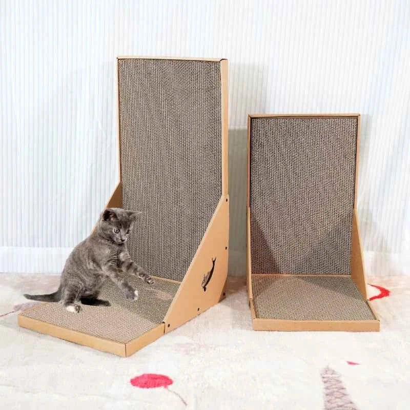 Cat scratching post, vertical cat scratching post for indoor cats, L-shaped cat wall scratching post, protective furniture sofa