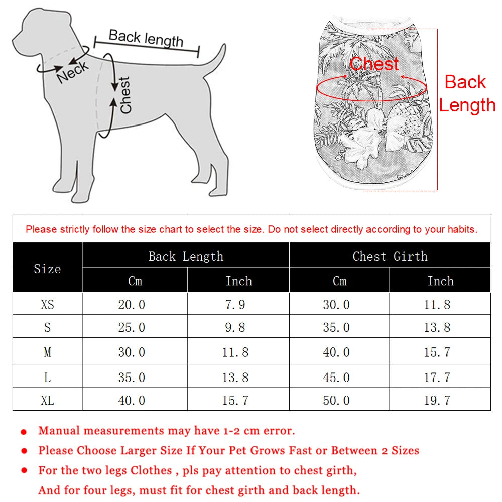 Summer Cat Clothes 3PCS Pet Cooling Vest Set for Puppy Kitten Soft Breathable Lightweight Cats Apparel Hawaiian Style Shirts