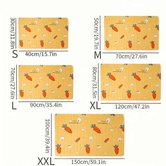 2PCS Washable Reusable Cat And Dog Urine Pads For Daily Use By Cats And Dogs Floor Mats Dog Cages Garden Picnics All Seasons