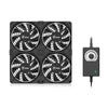 TEUCER 3000RPM 120MM Large Air Volume 220V Btc Mining Machine Workstation Cabinet Server Case Cooling System Fan with Adapter