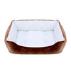 Bed for Dog Cat Pet Square Plush Kennel Medium Small Dog Sofa Bed Cushion Pet Calming Dog Bed House Pet Supplies Winter