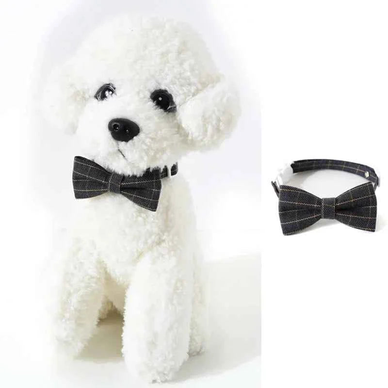 Adjustable Breakaway cat Collar with Bell kitten Cat Collars Cat Accessories Pet Supplies Puppy Bow Tie for Small Dogs