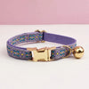 Adjustable Comfortable Cat Collar with Bell Personalized Pet Collar for Cats And Small Dogs metal hardware set cat collar