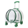 Transparent Pet Travel Carrier Portable Trolley Suitcase for Cats & Small Dogs Durable Pet Transport Case Professional Pet Cart - Play Paws Toys