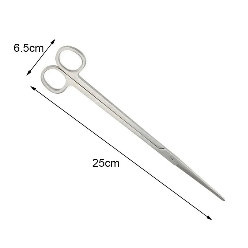 Aquarium Scissor Tools Set Wave Scissors Tweezers Plants Grass Stainless Cleaning Tools Fish Tank Shovels Aquarium Accessories