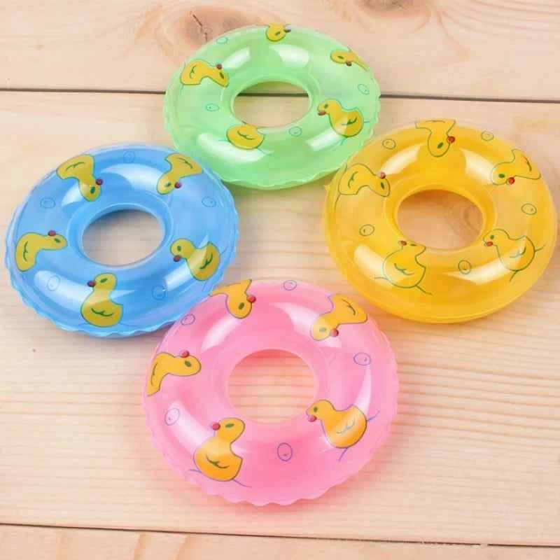 Summer Turtle Water Play Kayak Toys Mini Swimming Ring Aquarium Fish Tank Pool Floating Objects Decorative Ornament For Fish New