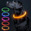 Luminous Dog Collar Light Charge Cat Necklace, Led Fashion Flashing DIY Glowing Safety Collar for Dogs Nighttime Pet Accessorie