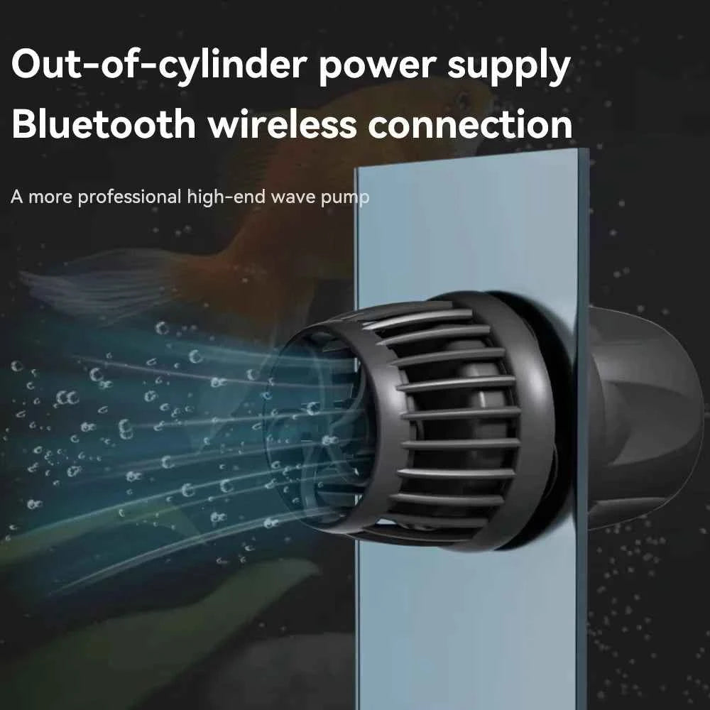 Jebao Jecod New Smart Bluetooth App Control Cordless Freshwater Saltwater Fish Tank DMP-10/20/30/40 Aquarium Wavemaker Pump