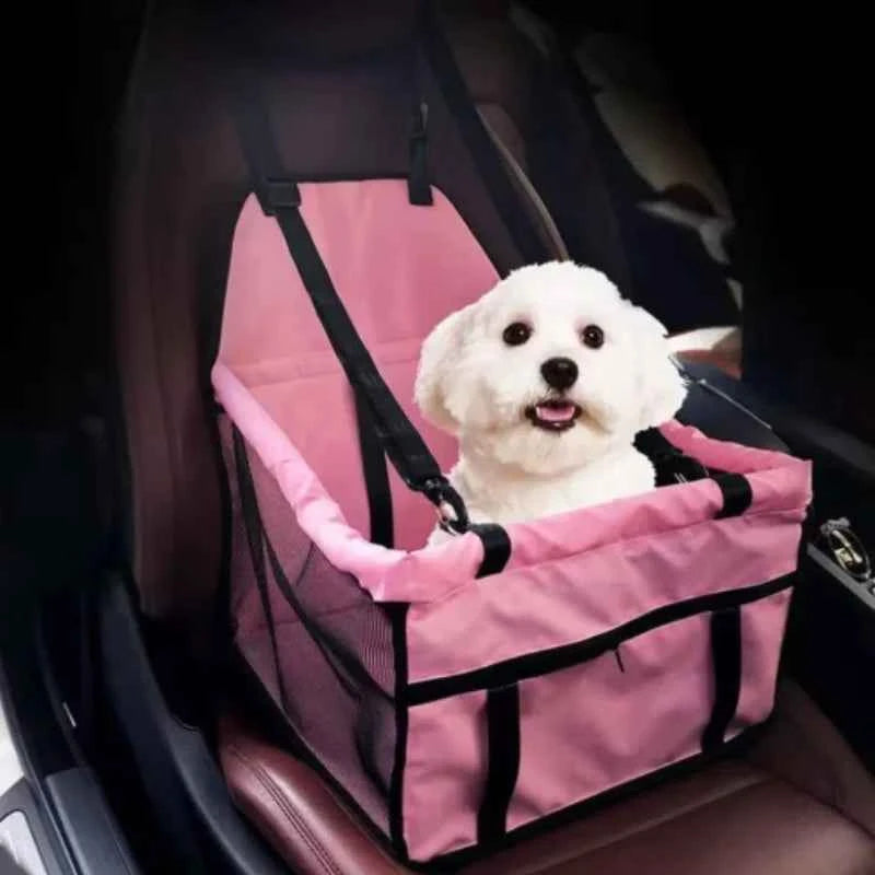 Dog Car Seat Cover Foldable Hammock Pet Harness Cat Bag Basket Stable and Foldable Travel Pet Dog and Cat Safety Car Seat