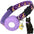 Apple Tag Pet Collar with AirTag Holder & Moon Ornament for Kitten Collar Girl Boy Cats, Small Dog Collar Kitten Accessories