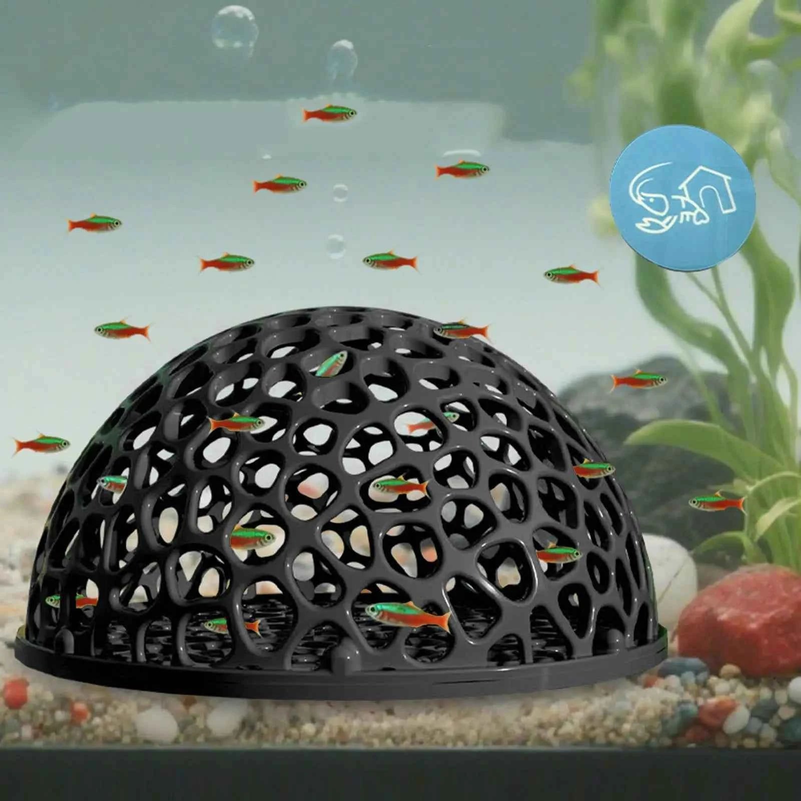 Shrimp Breeding Cave Fish Tank Shrimp Hiding Place Aquarium Decoration Hiding Tools Supplies Betta Habitat Fish Resting Place