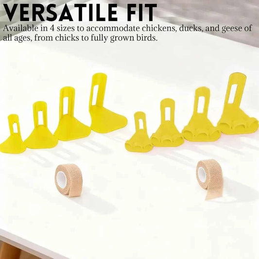 4pcs Professional Adjustable Chicken Leg Splint Reusable Ightweight Duck Leg Splint Durablel Poultry Leg Brace Poultry Care