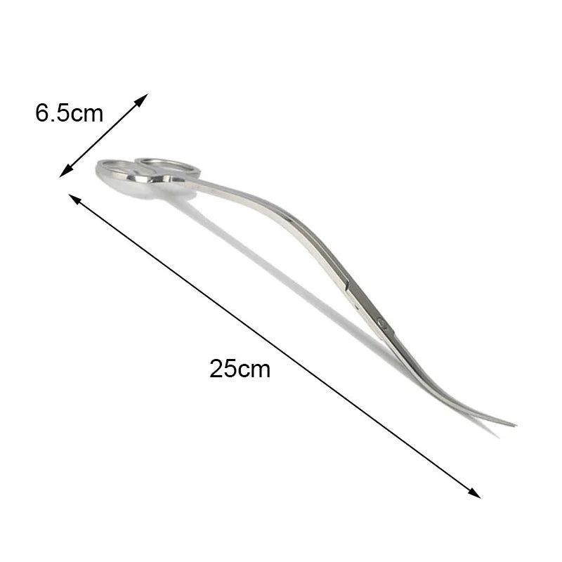 Aquarium Scissor Tools Set Wave Scissors Tweezers Plants Grass Stainless Cleaning Tools Fish Tank Shovels Aquarium Accessories
