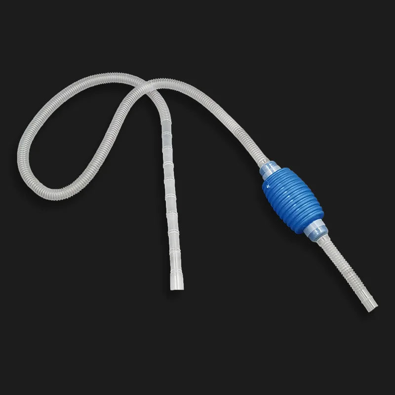 Aquarium Gravel Cleaner Siphon – Manual Fish Tank Water Changer with Bulb, Multi-Function Sand Vacuum Cleaner for Fish Poop