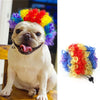 Dogs Cats Hair Hat Funny Pet Wigs Cosplay Props Costumes Head Accessories for Halloowen Christmas Gift