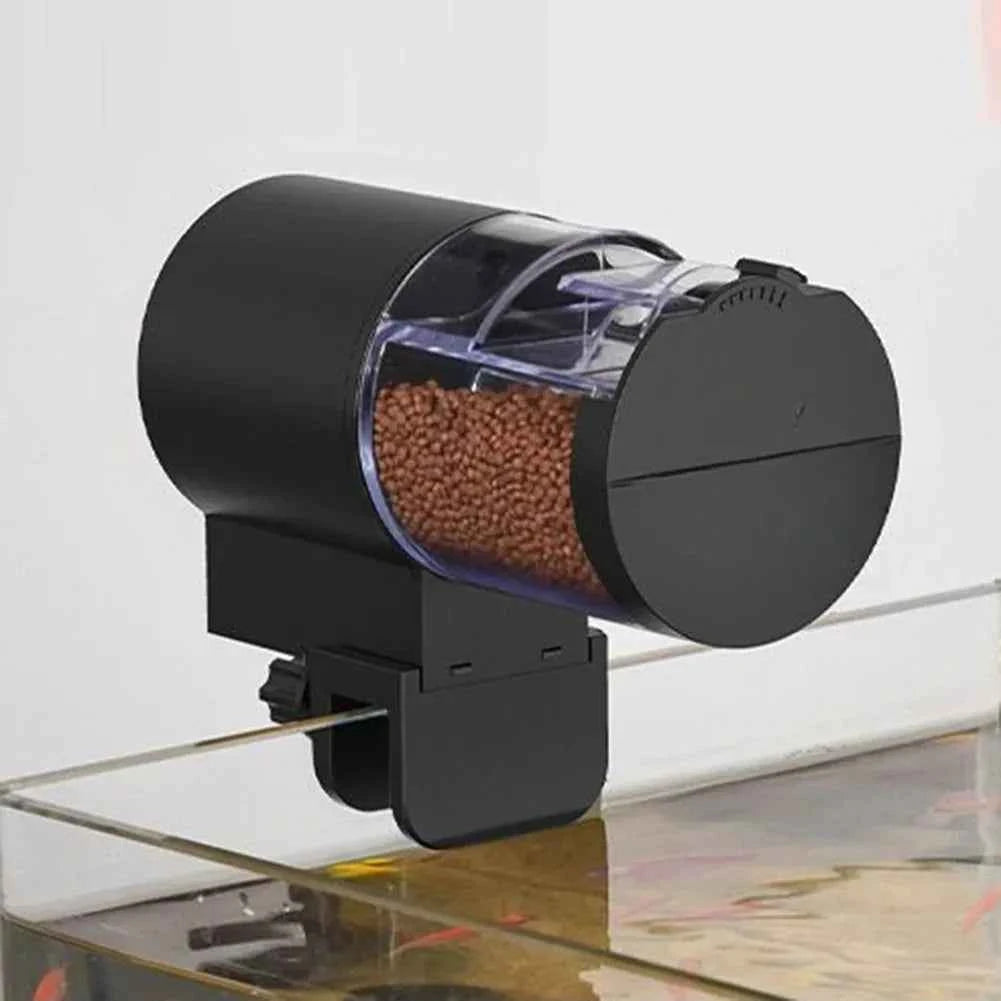 Automatic Fish Feeder With Timer IP66 Waterproof Auto Fish Tank Feeder 100ml Capacity Food Dispenser For Fish/Turtle