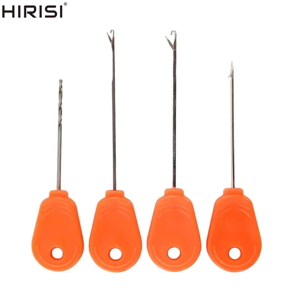 Hirisi 4pcs Carp Fishing Bait Needle With Box Fishing Bait Tools Fishing Accessories BT05