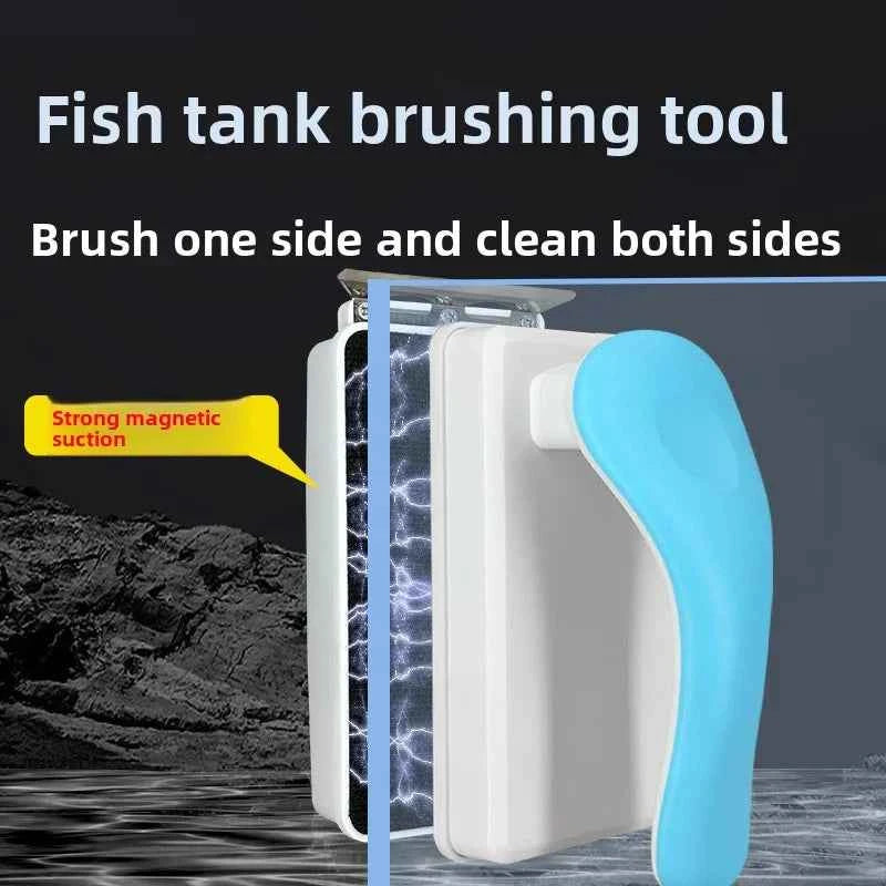 Aquarium Glass Fish Tank Algae Scraper Cleaner Strong Magnetic Floating Clean Brush Fish Tank Scrapers Window Cleaner Tools