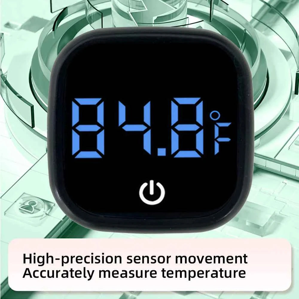 Fish Tank Digital Thermometer Aquarium Temperature Measuring Device Touch Switch Accurate Durable Aquarium Pet Incubator Indoor
