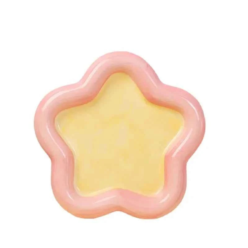 New Cat ceramic bowl cute weet cat food bowl large caliber anti knock home aesthetic decoration desktop ornament display plate