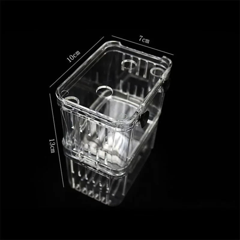 Transparent Fish Aquarium High Clear Breeding Isolation Box Pet Supplies Breeder Tank Double Guppies Hatching Incubator
