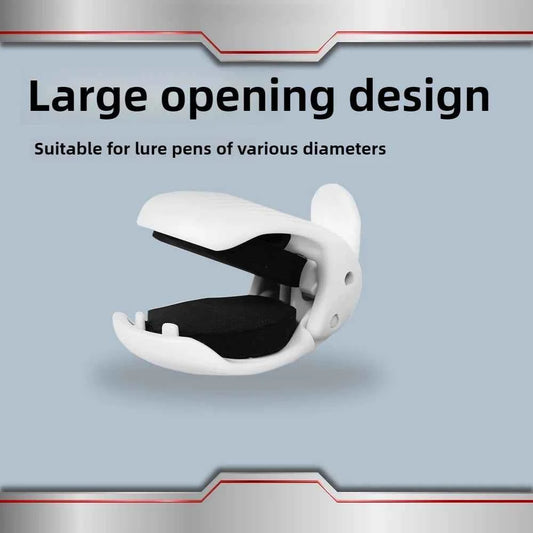 Portable Fishing Pole Holder Compact Fishing Rod Fixer Wall Mounted Strap Multifunctional Rod Holder Durable Retaining Clip