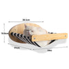 Cat Wall Climbing Shelf Steps Ladder Scratching Post Scratcher Bed Hiding House for Cats Tree Tower Pet Furniture Accessories - Play Paws Toys