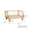 summer and winter four-season universal floor-standing wooden removable and washable princess bed cat bed - Play Paws Toys