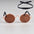 Puppy Dog Sunglasses Anti-skid Round Metal Cat Classic Retro Sunglasses Hippie Cute and Funny Pet Glasses Cosplay Party Costume