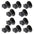 10PcsAquarium Suction Cup Clip Fish Tank Oxygen Tube Hose Pump Power Cord Buckle Wire Finisher Suction Cups Aquarium Accessories