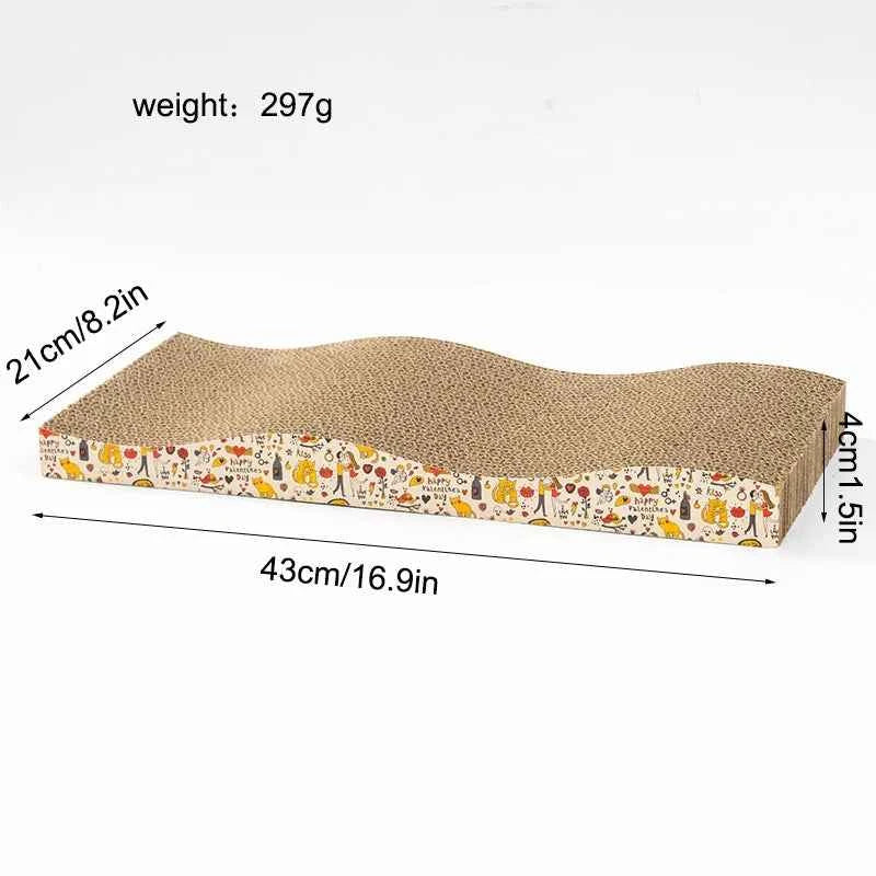 Cat Toys Pet Cat Scratching Board Corrugated Cardboard Pad Grinding Nails Interactive Protecting Furniture Cats Scratcher Toy