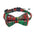 Pet Breakaway Cat Collar Bow Tie and Bell Cute Plaid Christmas Red Elastic Adjustable Dog Collar With Sash Small Bell For Cats