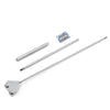 OOTDTY Aquarium Glass Fish Tank Stainless Steel Coralline Algae Scraper Blade Cleaner