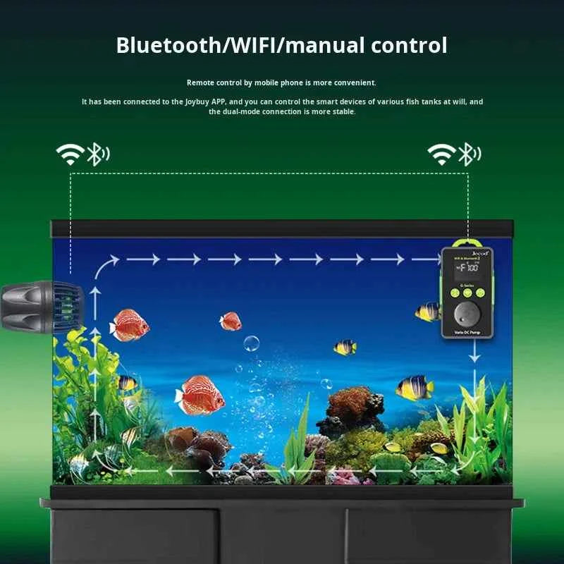 2026 Jebao Smart Wave Making Pump GMP10-80 WiFi Bluetooth Connect OTA Remote Control Smart Surf Pump Oxygenation Filtration Pump