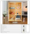 Cat Cage, Cat Villa, Yellow Cage, Natural Wood Color Pet Cage, Free Assembly, Multi-Cat, Space-Saving, Three-Layer Iron Mesh Cage, Household Cat Cabinet - Play Paws Toys